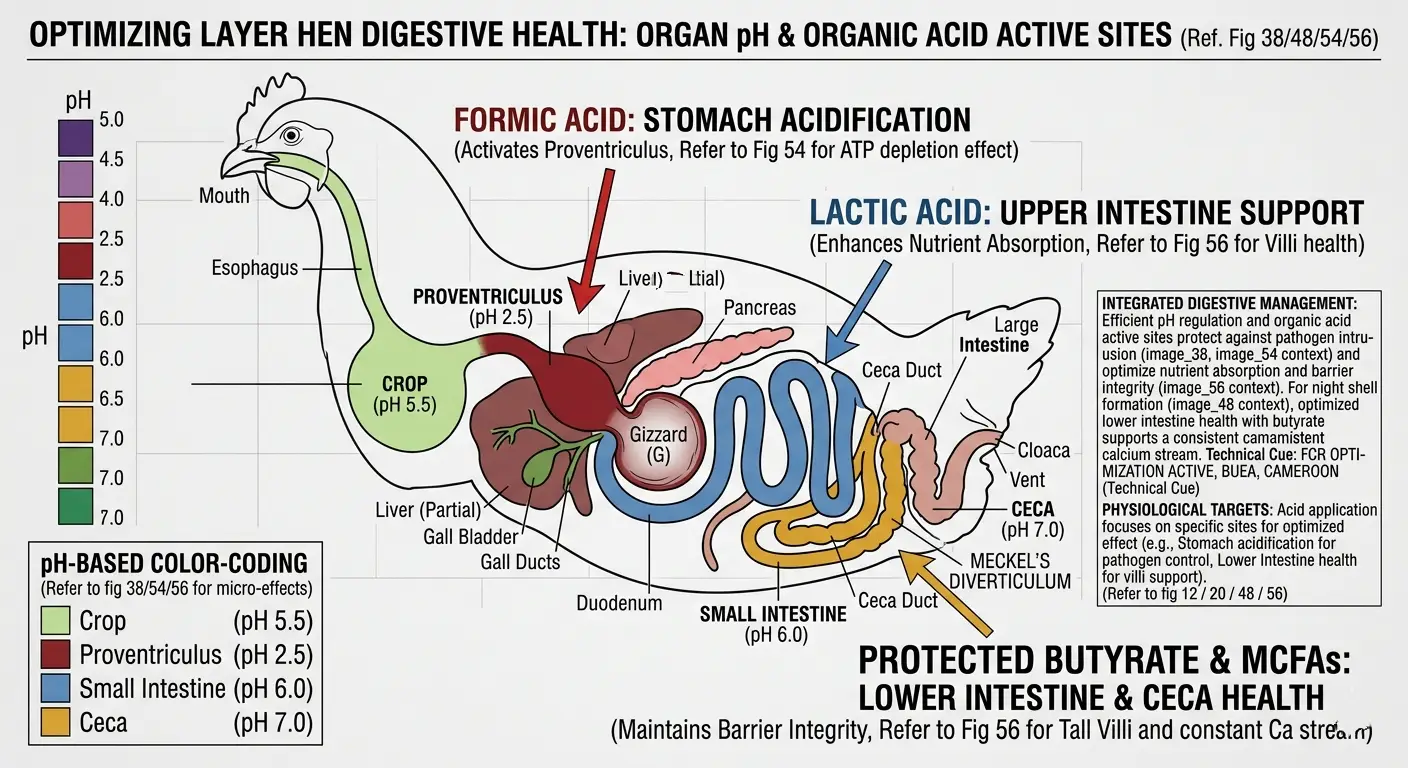 Layer Chicken: Organic Acid Supplementation for Gut Health in Layers