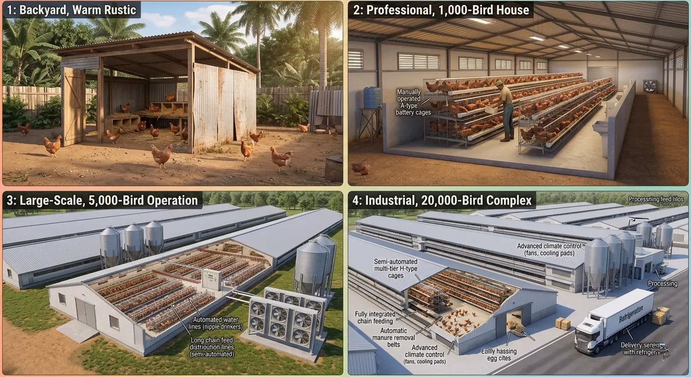 Layer Chicken: Scaling from Smallholder to Commercial Egg Producer