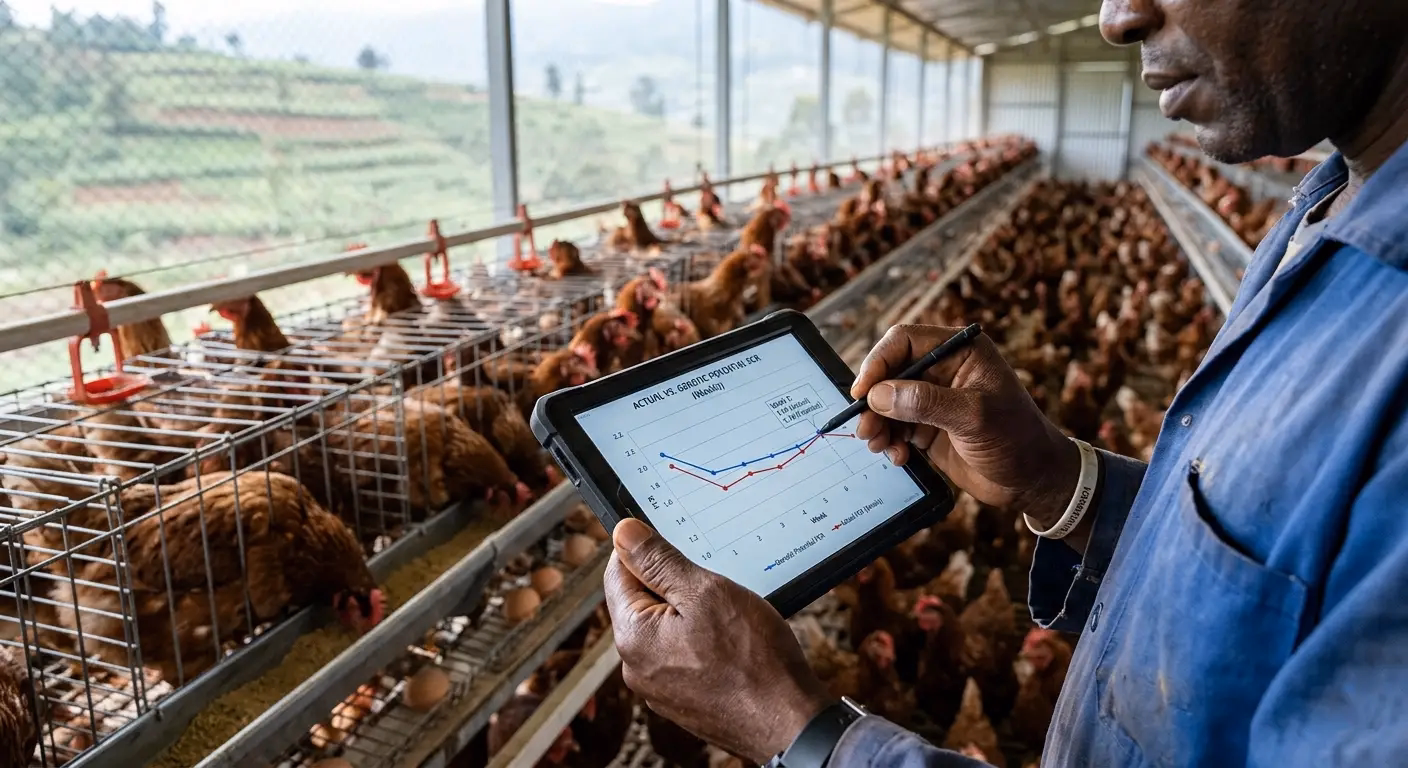 Layer Chicken: The Genetic Potential of Hy-Line Silver and Brown Strains