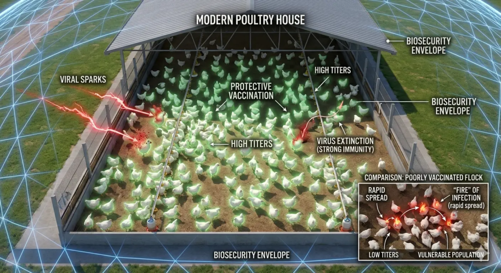 Layer Chicken: Preventing Newcastle and Gumboro Outbreaks