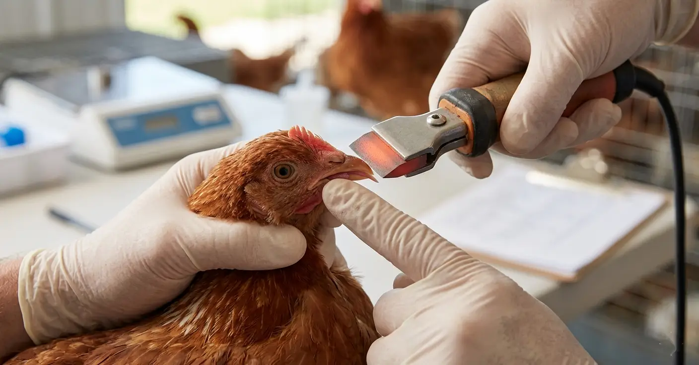 The Science of Layer Chicken Debeaking and Post-Procedure Care