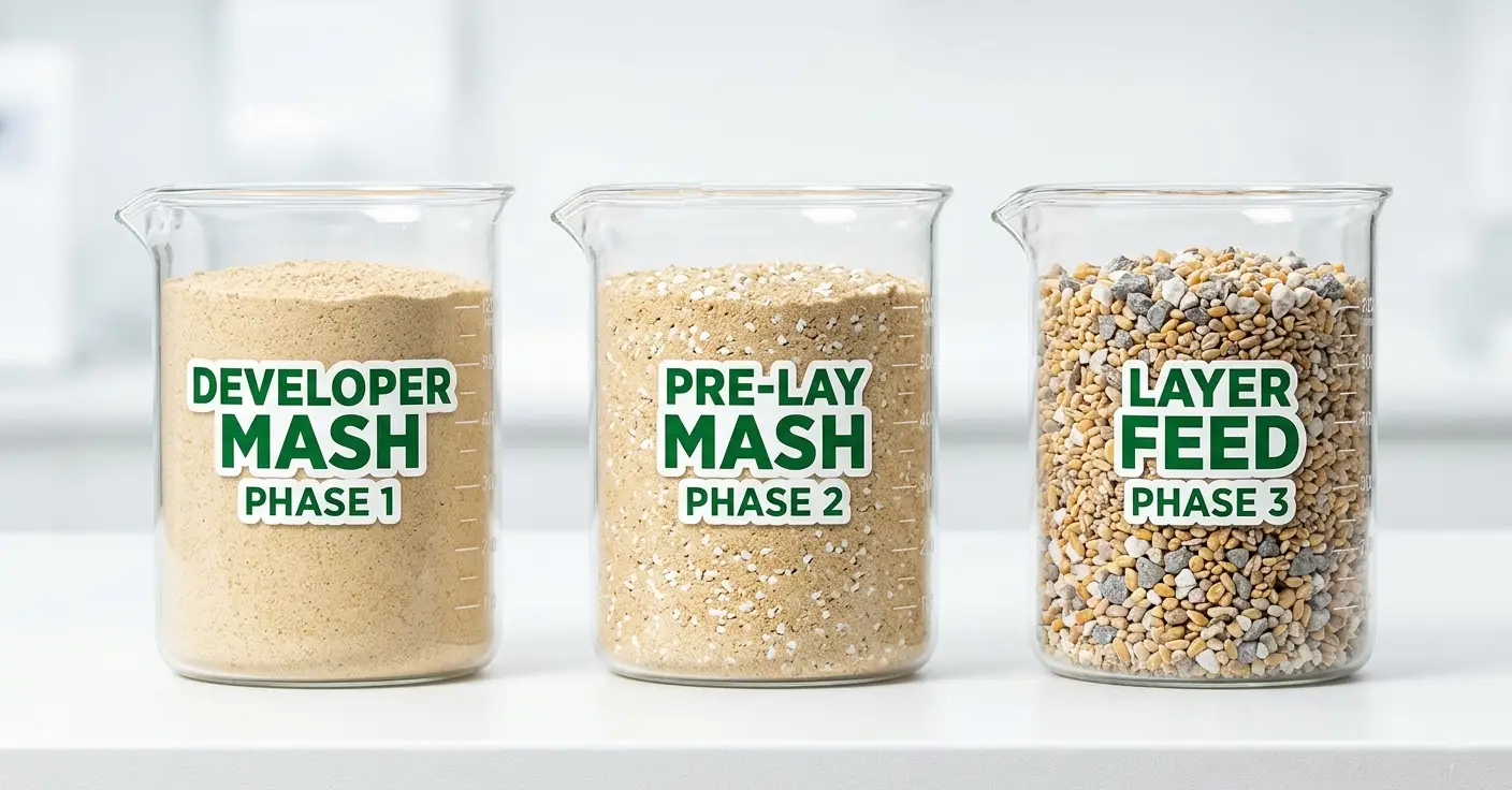 Layer Chicken: Transitioning from Grower to Layer Feed Without Stress