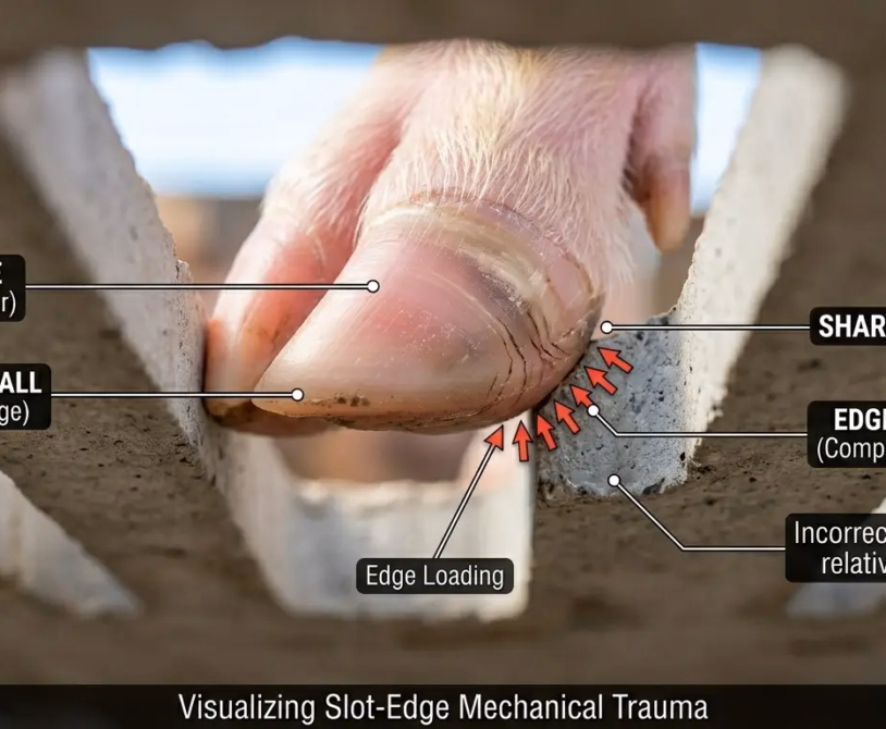 Concrete vs. Slotted Flooring: Choosing the Best Surface for Pig Hoof Health