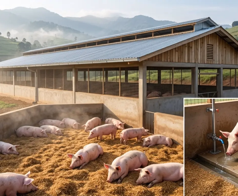 Deep Litter Piggery Systems: The Low-Cost, Odorless Setup Guide