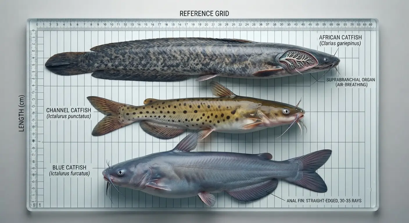 Channel Catfish vs. Blue Catfish vs. African Catfish: Which Should You Farm?