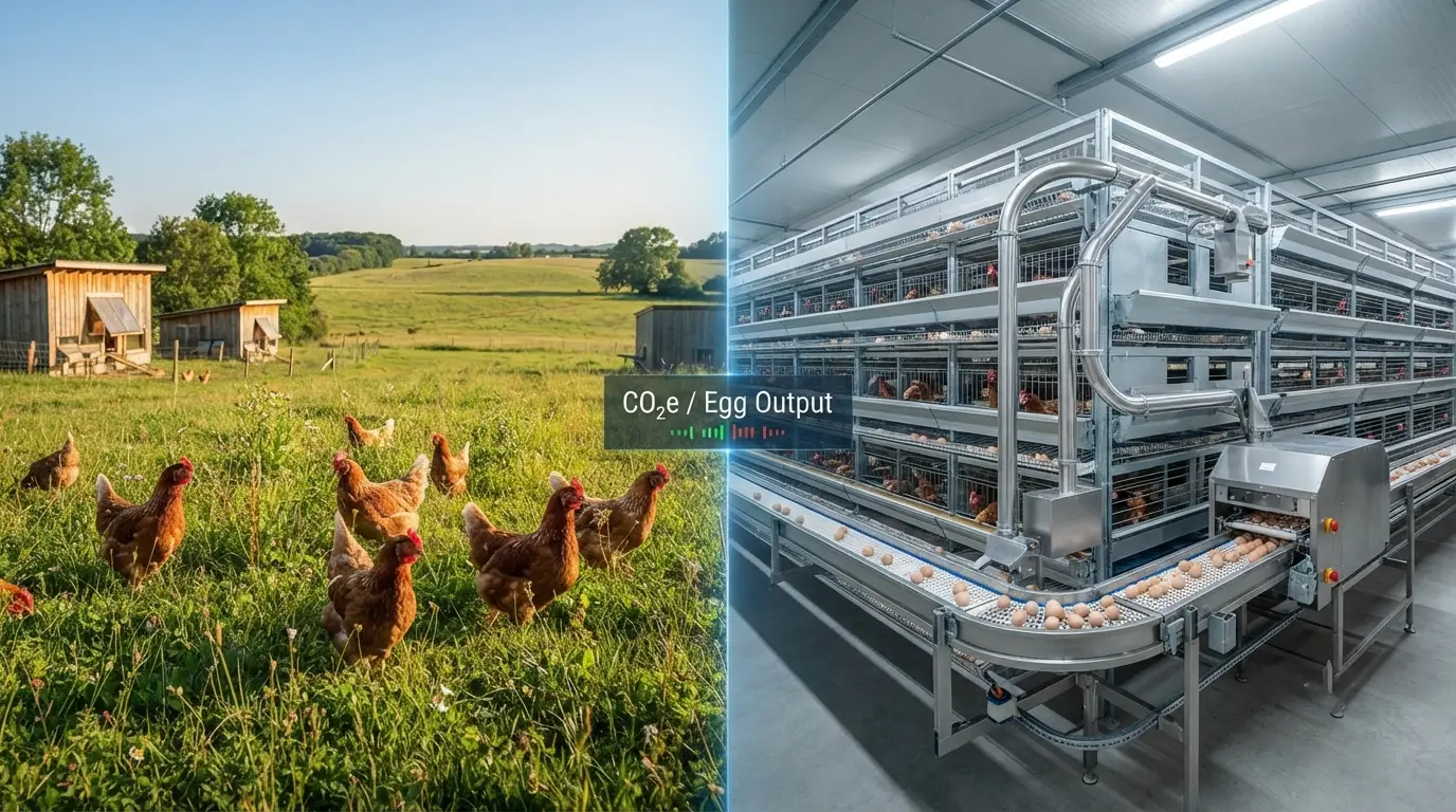 Organic Eggs Have Worse Climate Impact Than Caged Systems, Study Finds