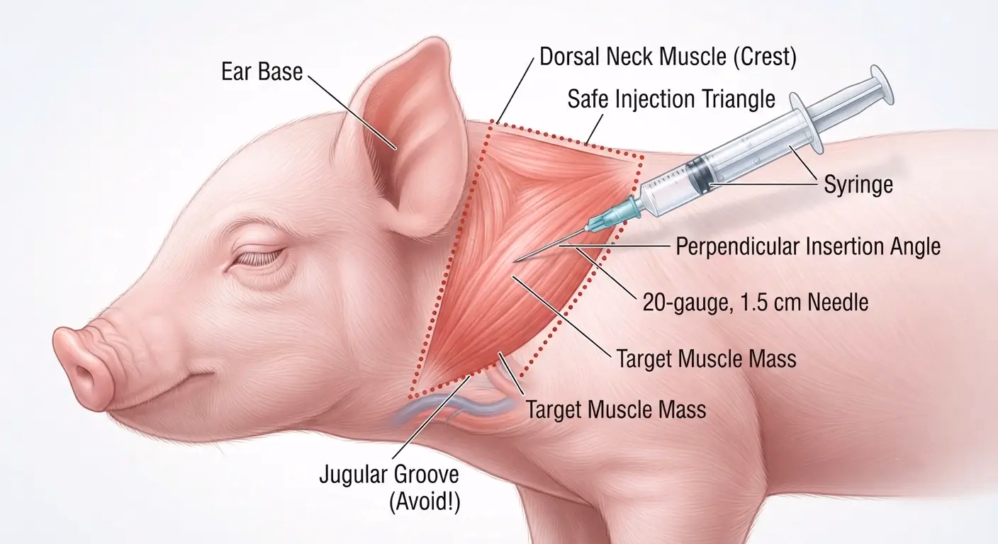 Step-by-Step Piglet Processing: Iron Injections, Tail Docking, and Ear Notching