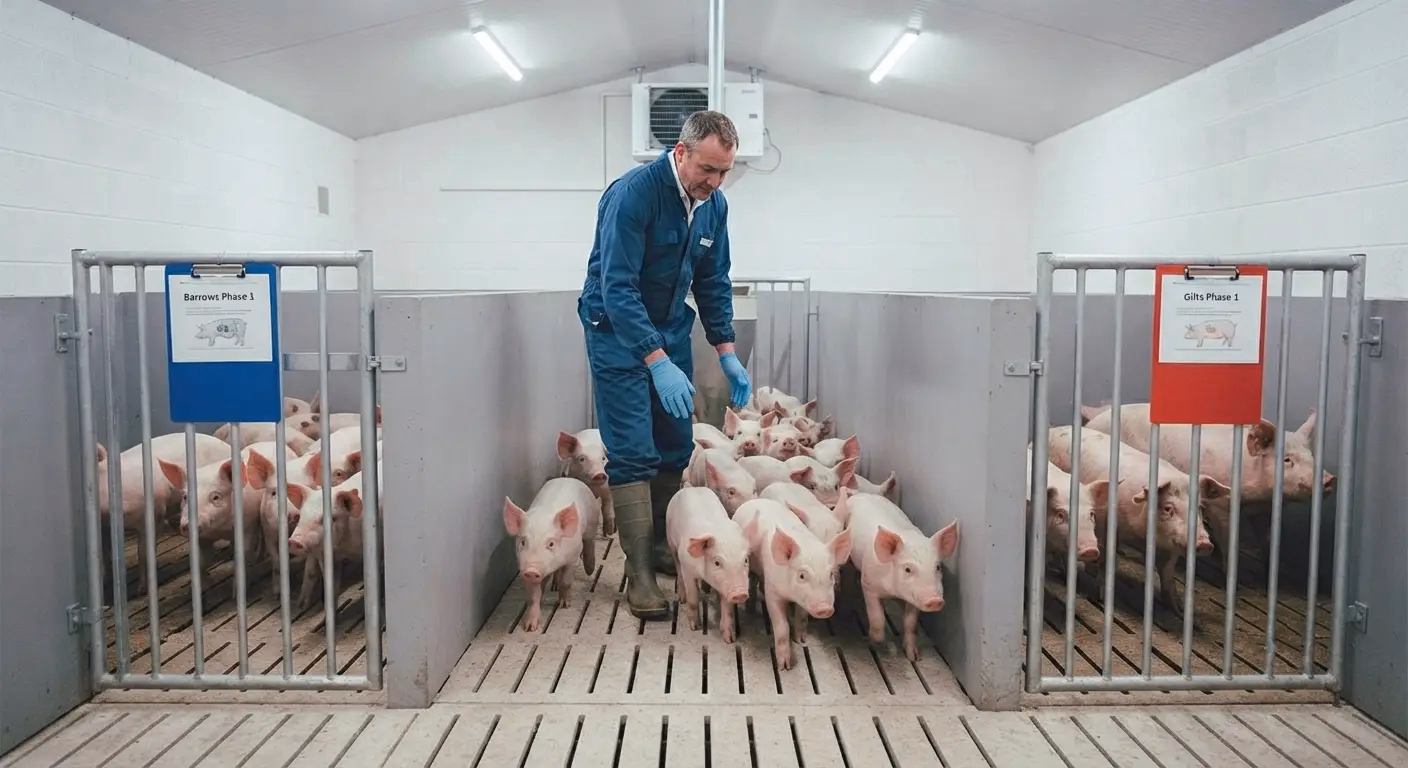Split-Sex Feeding: Why Separating Gilts and Barrows Saves Feed Money