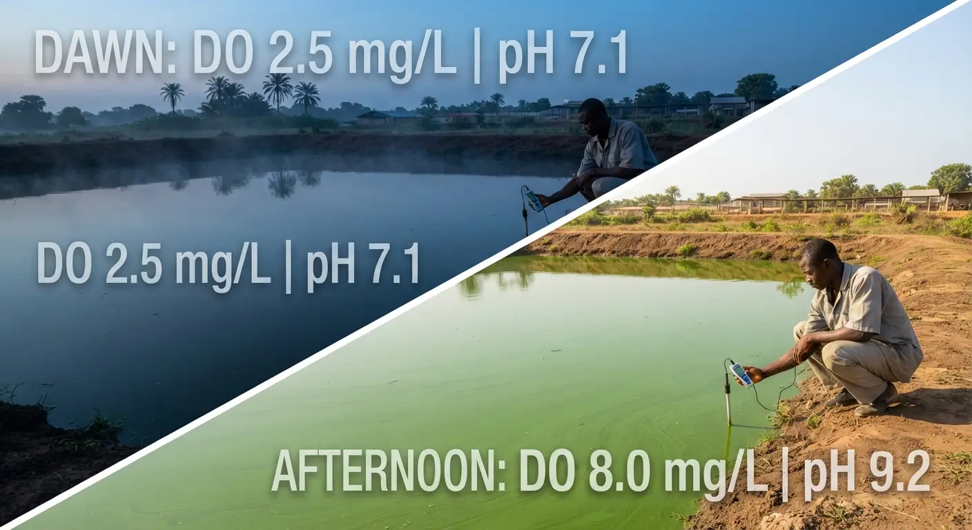 Controlling pH, Ammonia, Nitrites, and Temperature in Catfish Farms