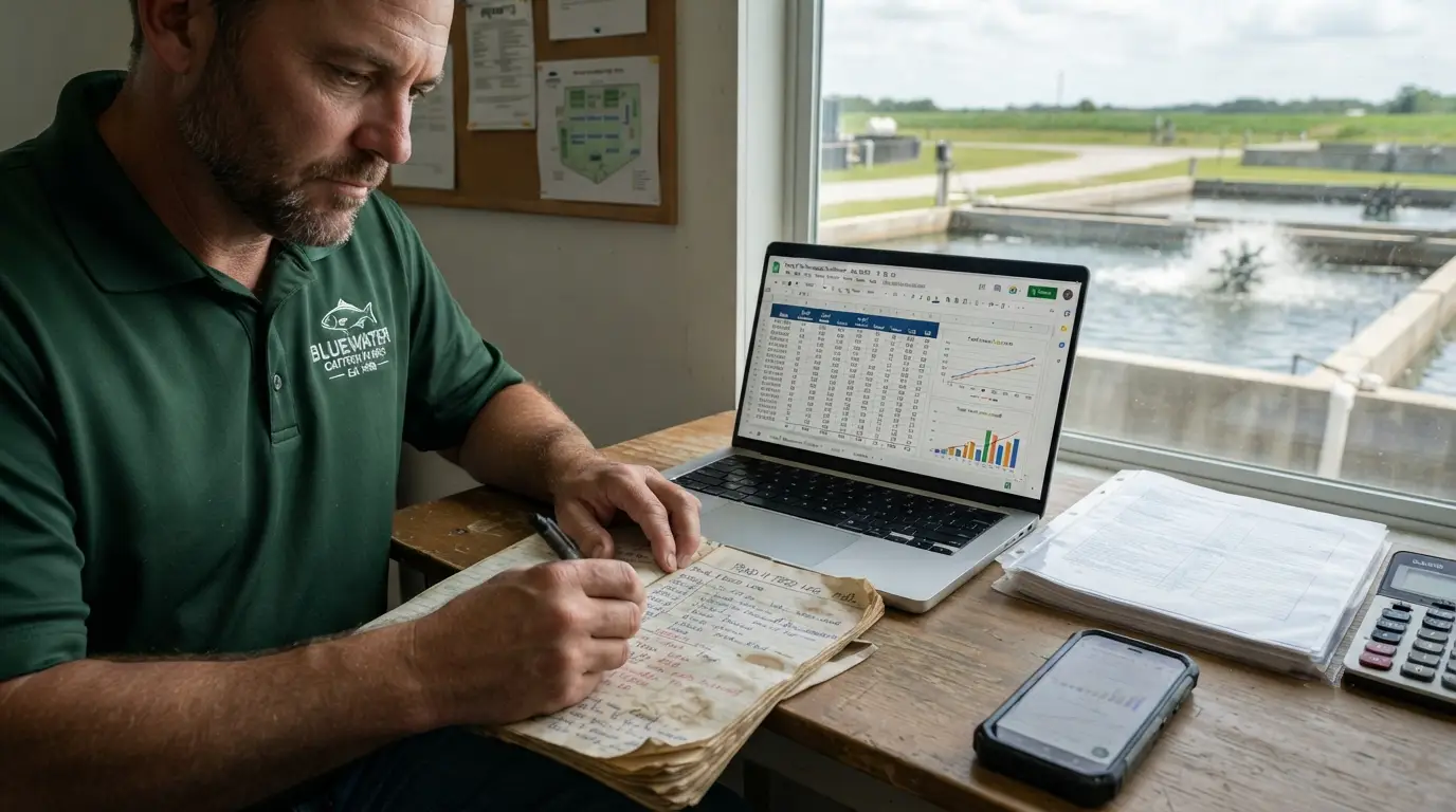 Digital Record-Keeping Tools and Farm Management Software for Catfish Farms