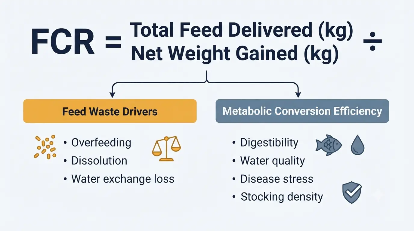 Calculating FCR and Optimizing Feeding Schedules for Catfish Farms