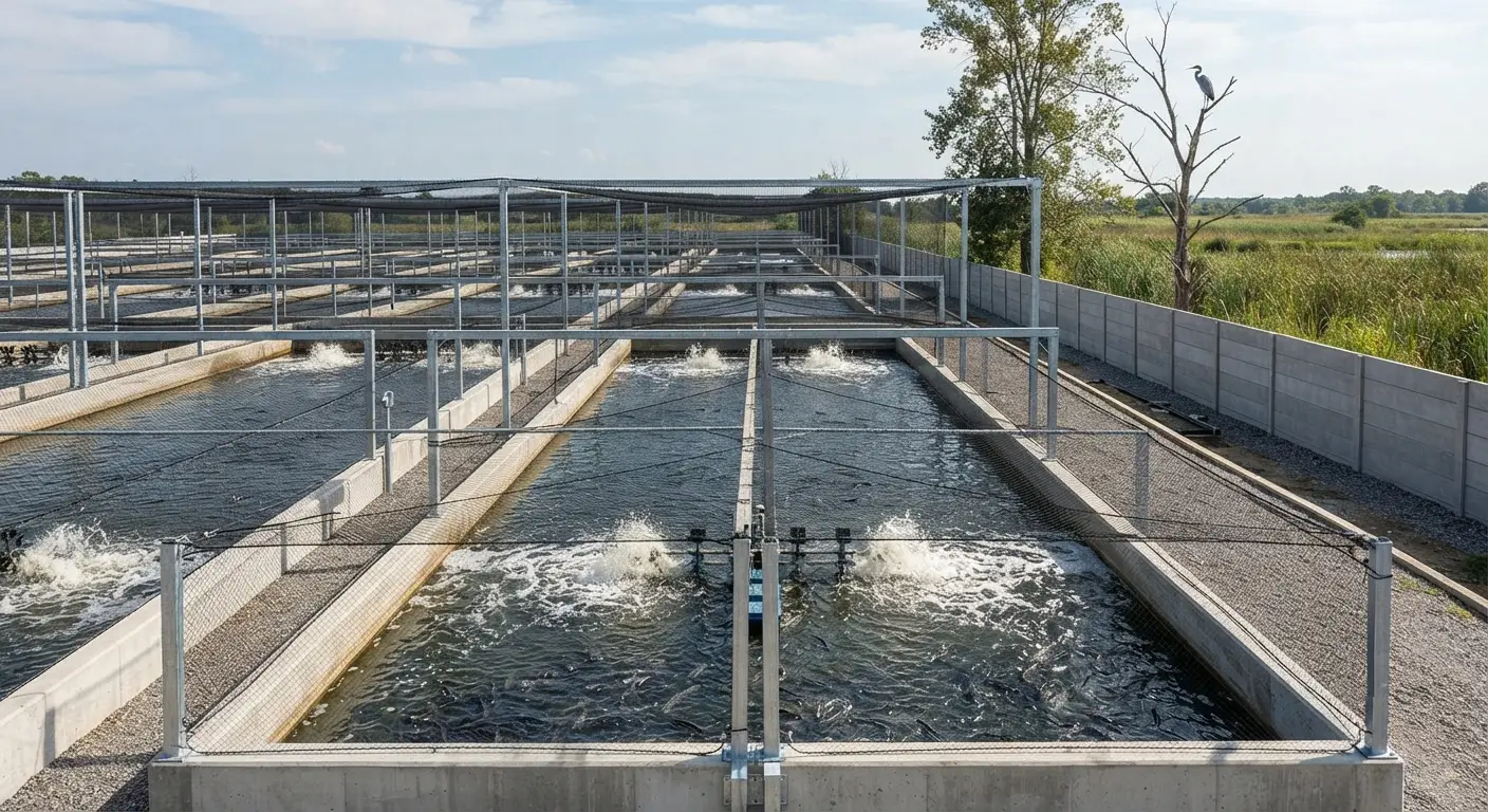 Farm Biosecurity, Quarantine Protocols, and Predator Control for Catfish Farms
