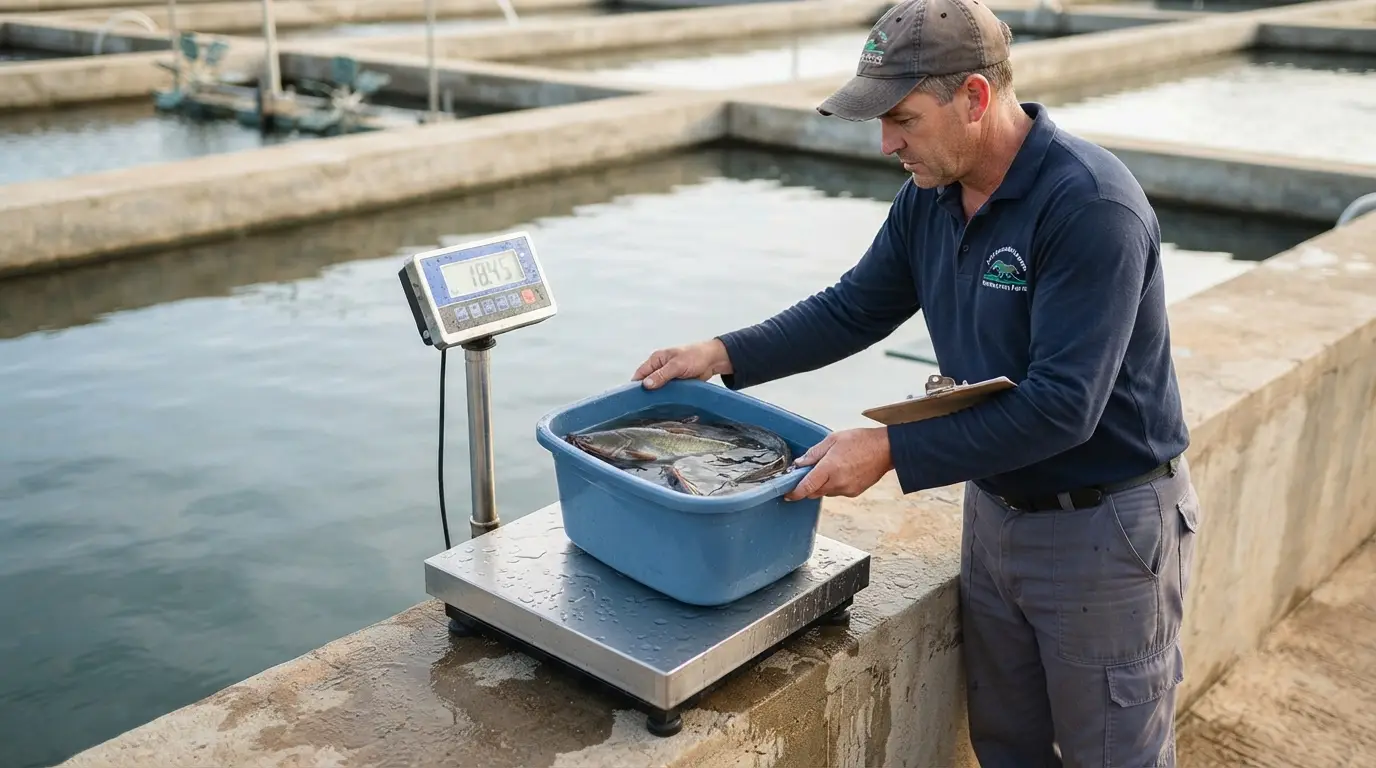 Routine Sampling, Growth Tracking, and Population Checks for Catfish Farms
