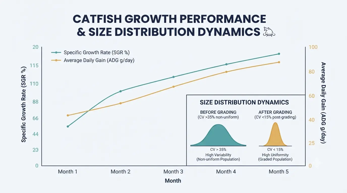Routine Sampling, Growth Tracking, and Population Checks for Catfish Farms
