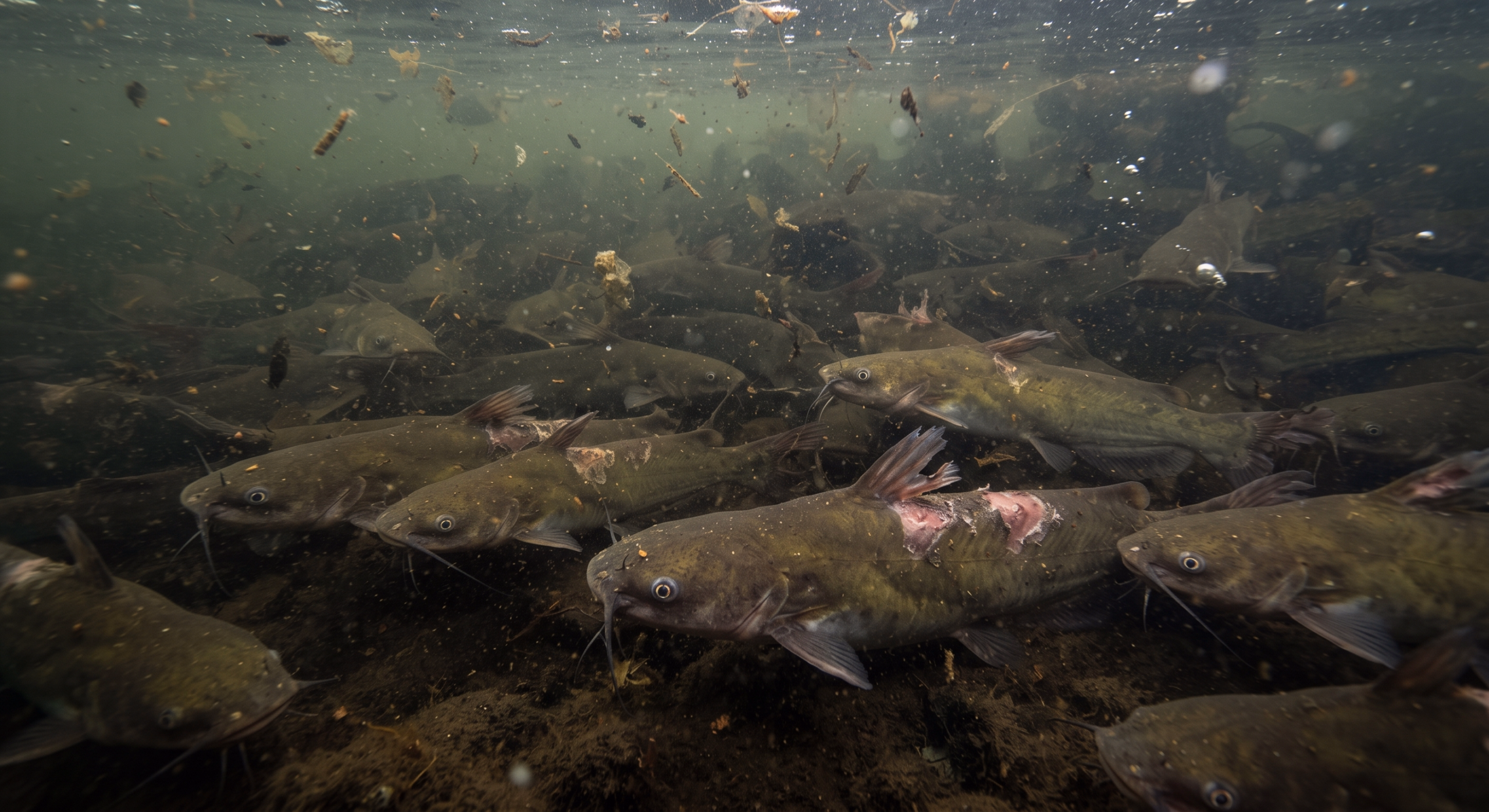 How Overcrowding Increases Bacterial Disease in Catfish