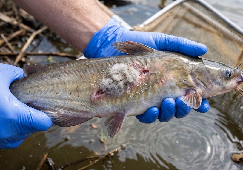 How Injuries Lead to Fungal Infections in Catfish