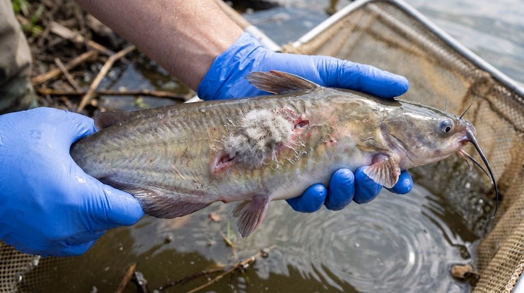 How Injuries Lead to Fungal Infections in Catfish