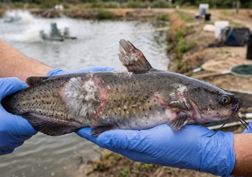 White Cotton-Like Growth on Catfish: Causes and Environmental Triggers