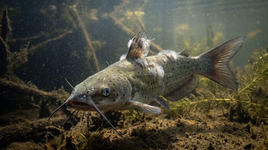 White Cotton-Like Growth on Catfish: Causes and Environmental Triggers